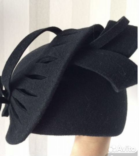 Шапка женская натуральный фетр