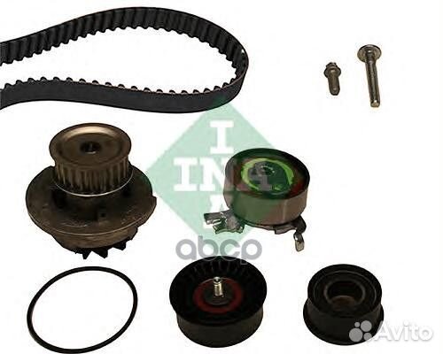 Ремень грм зубчатый с водяным насосом и роликам