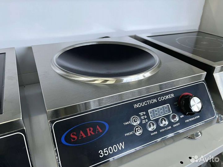 Плиты индук Вок. 3,5 кВт с казаном