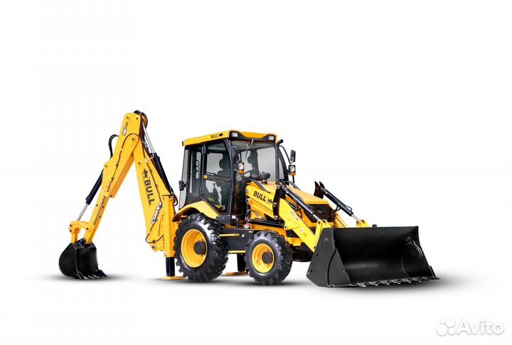 Экскаватор-погрузчик Bull HD100 Power Shift, 2023