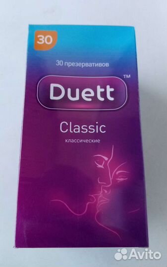 Презервативы Duett Classic 30шт новые