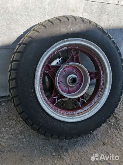 Колесо заднее для скутера 139 QMB 3.50R10