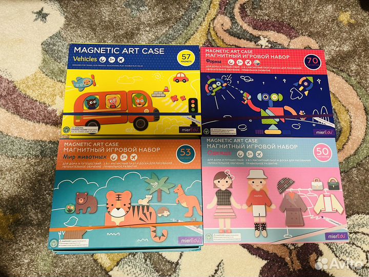 Детские развивающие магнитные игры mieredu