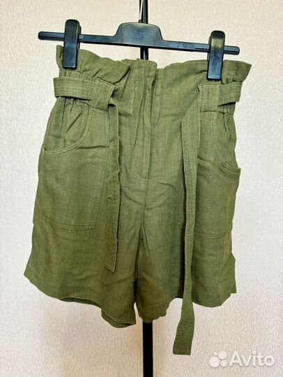 Шорты льняные