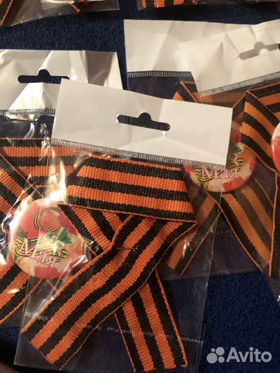 Значки9 мая. Георгиевская лента