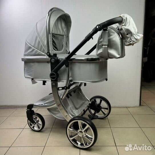 Новая коляска 2в1 Luxmom 608 Экокожа