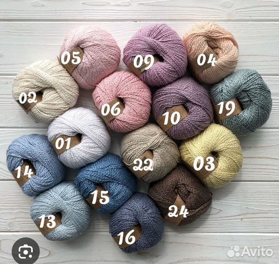 Пряжа Папирус хлопок шелк