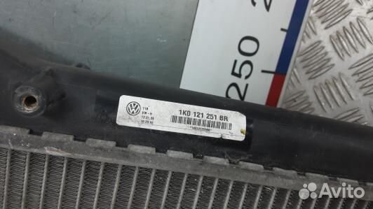 Радиатор системы охлаждения volkswagen golf plus