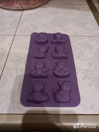 Формочки силиконовые, цена за все