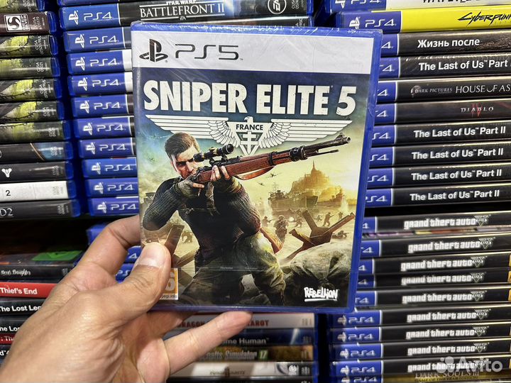 Sniper elite 5 ps5 диск новый