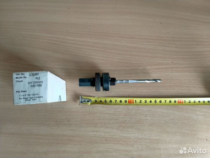 Хвостовик для биметаллических коронок ridgid 53080