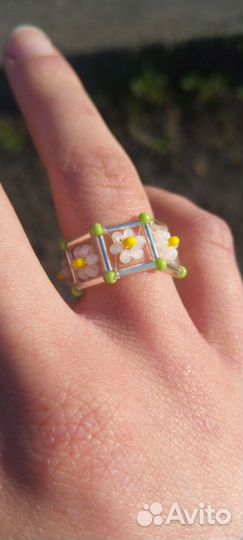 Колечки из бисера