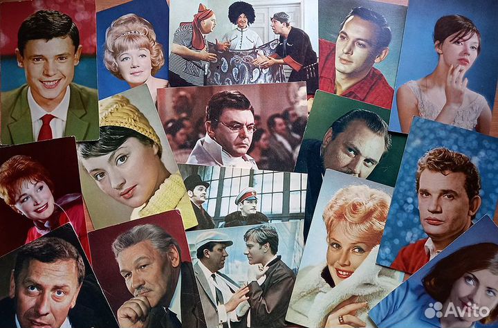Актеры советского кино. Коллекция открыток