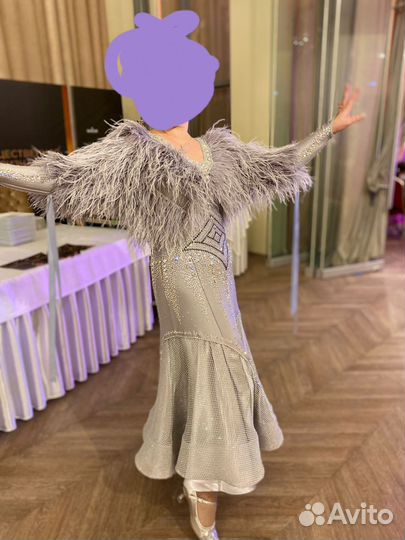 Платье для бальных танцев стандарт