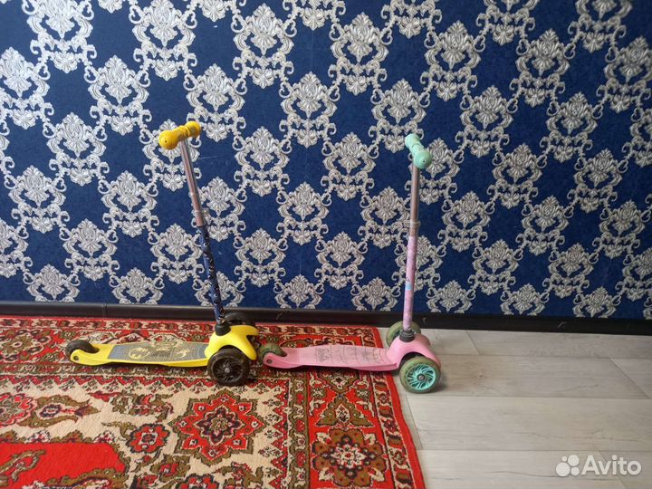 Самокат детский трехколесный бу