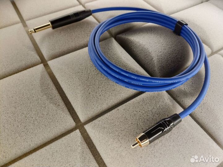 Шнур Jack 6,3 mono - Rca mr. Cable reason g6