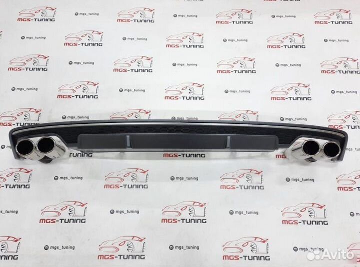 Диффузор с насадками на A7 в стиле S7 2014-2017