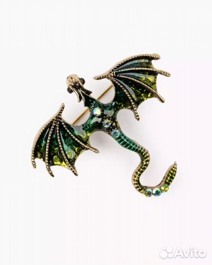 Брошь Дракон