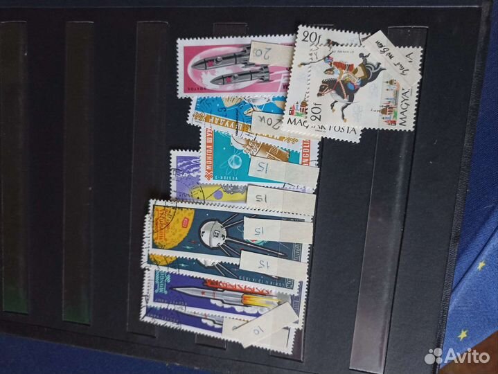 Почтовые марки разных стран коллекционные