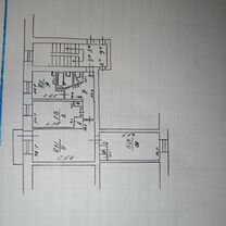 3-к. квартира, 57,5 м², 2/5 эт.