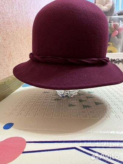 Шляпа женская из шерсти