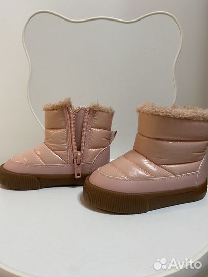 Ботинки сапоги для девочки новые 18 19 размер h&m