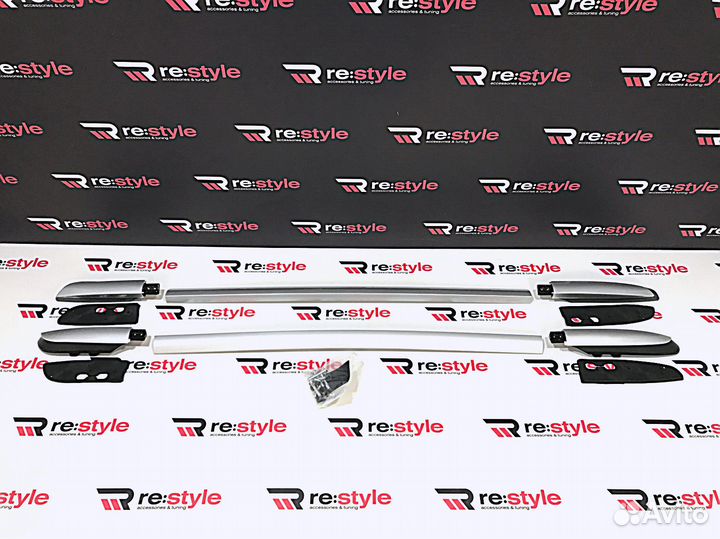 Рейлинги Toyota RAV4 (XA40) 12-19г Серебро