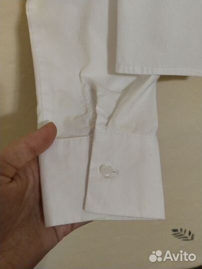 Рубашка хлопковая укороченная новая