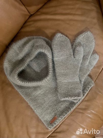 Комплект шапка и снуд женский