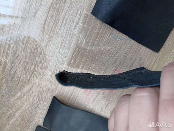 Лоскуты кожи нубук для рукоделия