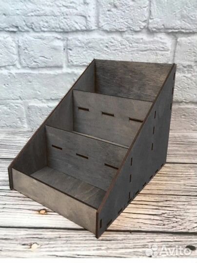 Горка стеллаж лофт деревянная