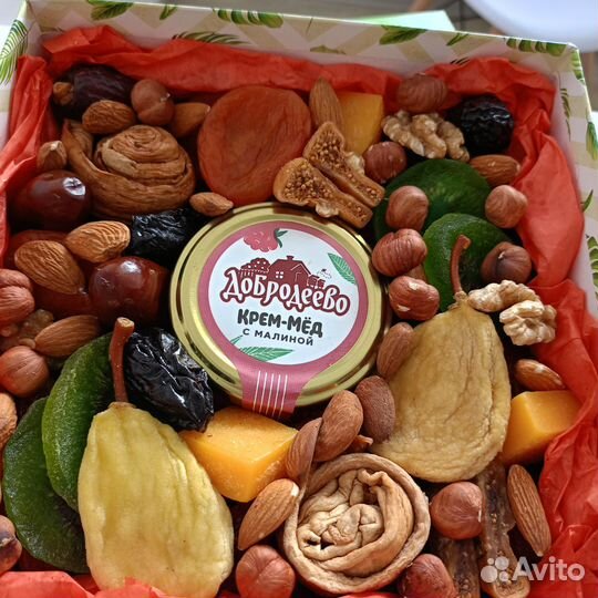 Вкусные корзины из сухофруктов