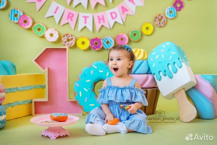 Детский семейный фотограф, фотосессия на годик