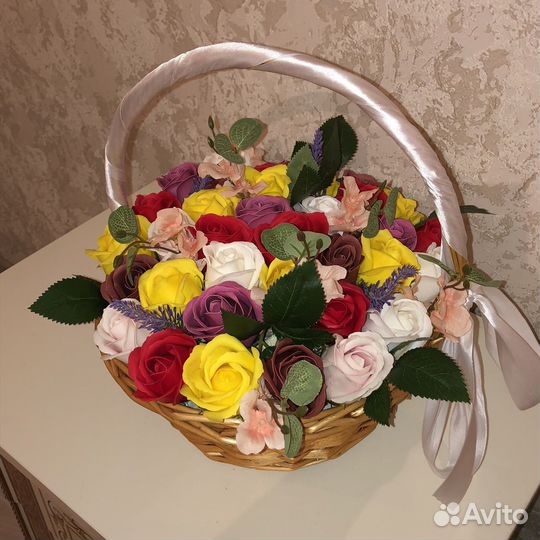 Букет из мыла