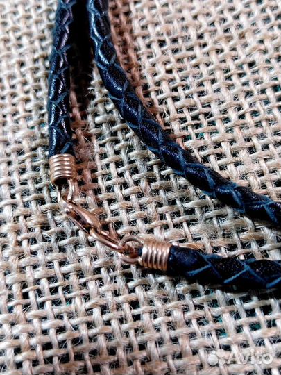 Кожаный шнурок - гайтан для крестиков и кулонов