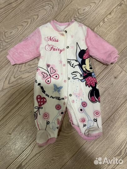 Детская одежда для девочек на 0, 1, 2года