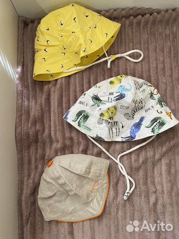 Панамы и кепочка 46-48 см