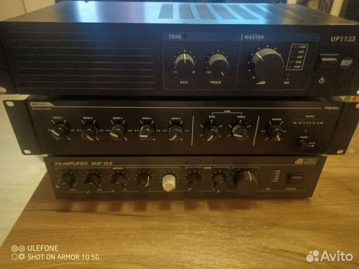 Микшер усилитель AMP120XL. UP1123. MUP 12.5