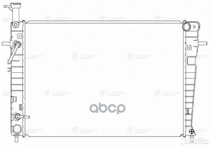 Радиатор охл. для а/м Hyundai Tucson/Kia Sportage