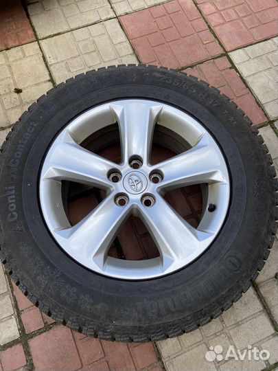 Колеса зимние в сборе R17 на Toyota Rav4