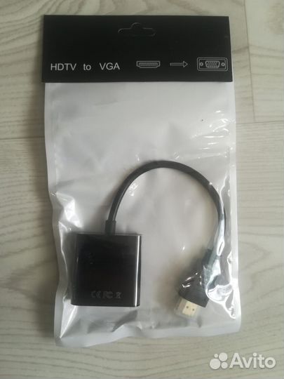 Переходник с Hdmi на VGA (Новый)