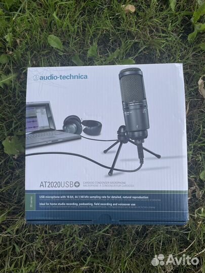 Конденсаторный микрафон AT 2020 usb +