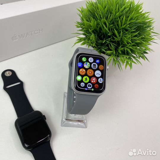 Часы apple watch 9 45 mm серые