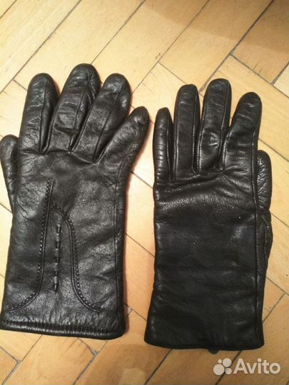 Варежки и перчатки кожа
