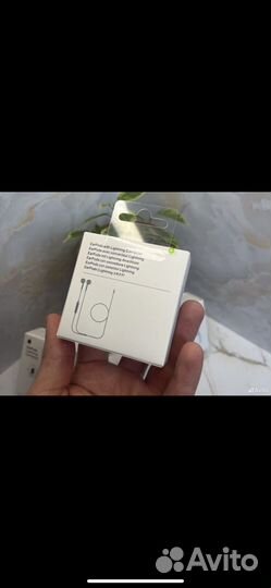 Наушники apple earpods lightning оригинал