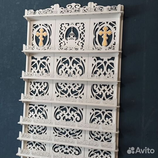 Полка для икон Иконостас Модель 155 Красный угол 1