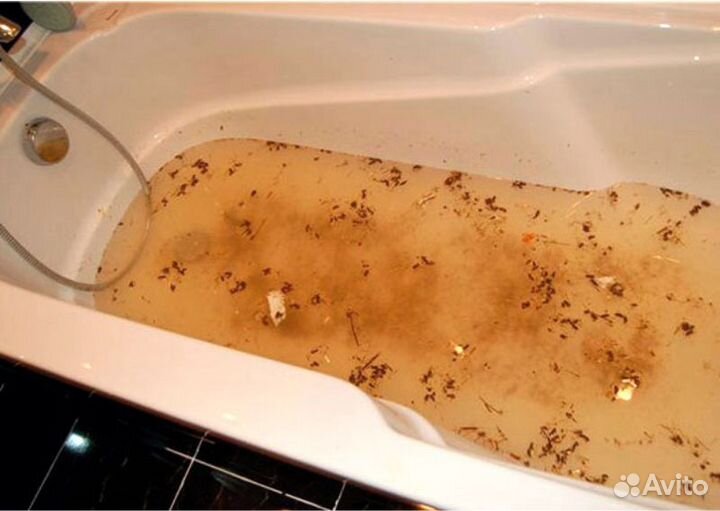 Устранение засора/Засор в ванной/Срочный выезд