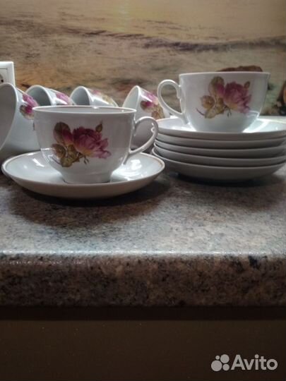 Чайный Дулёвский сервиз