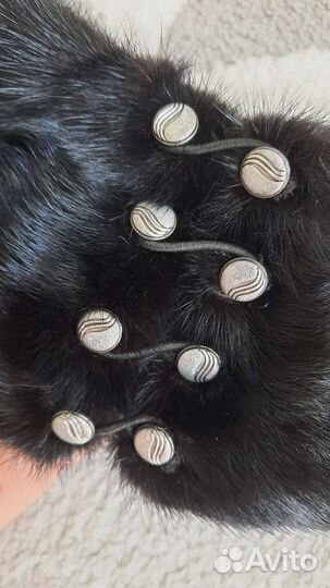 Воротник из норки