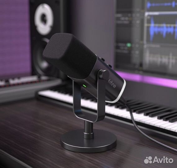 Микрофон динамический Usb/Xlr fifine AM8 Новый